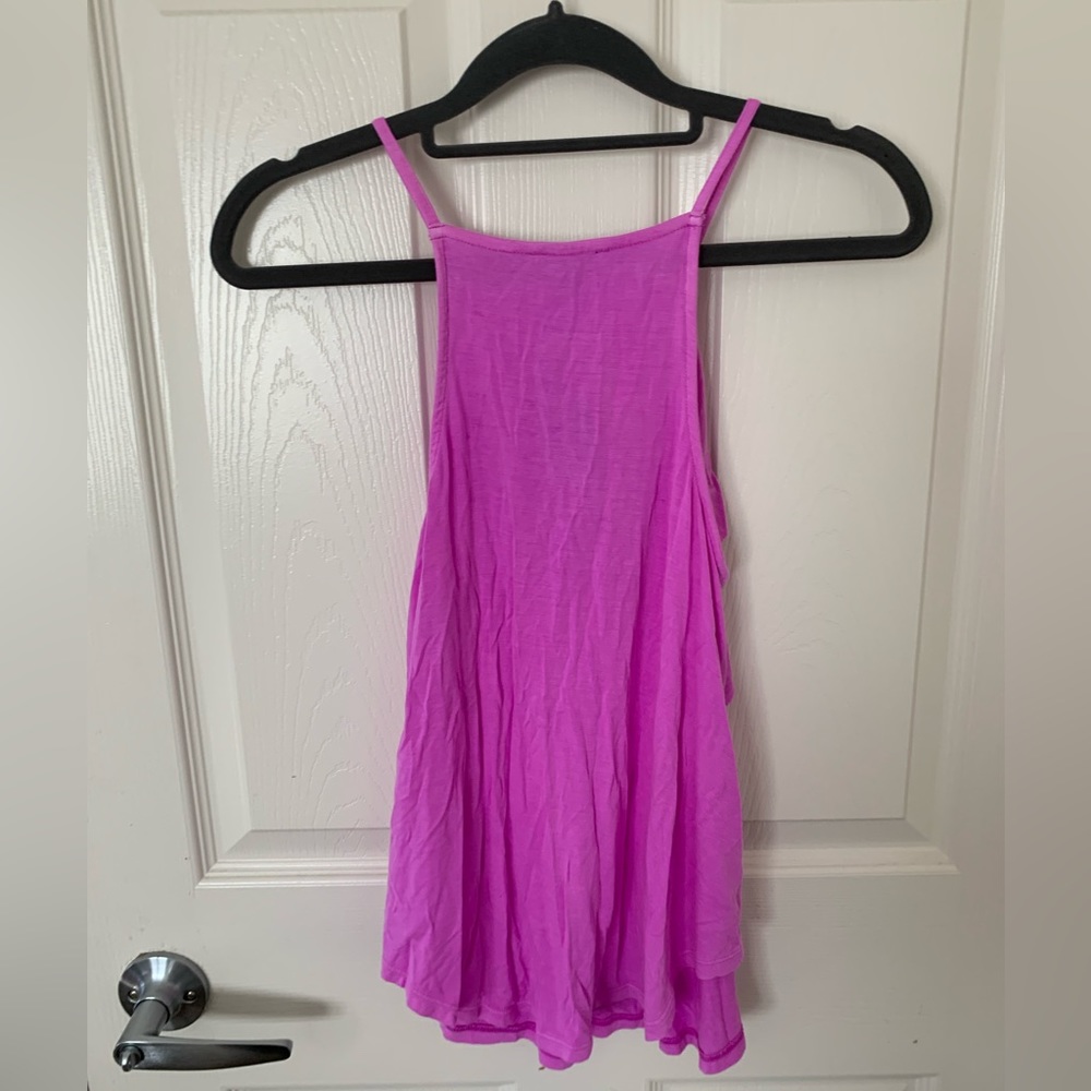 NWT Express Pink Ruffle Tank Top - Picture 4 of 7